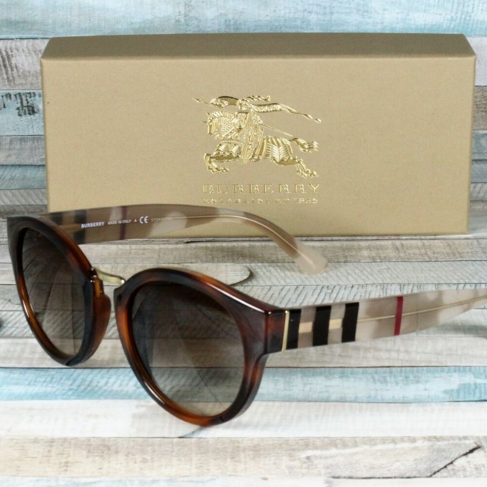 Burberry Brown Gradient 50mm Sunglasses - Picture 1 of 3